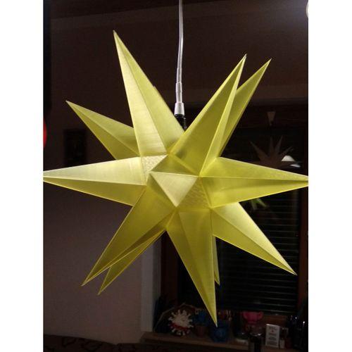 Noel yıldızı (Poinsettia) Aydınlatma ile Büyük - 5139102