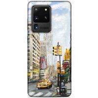 Cityx (3) Samsung Galaxy S20 Ultra Kılıf Silikon Kapak Desenli
