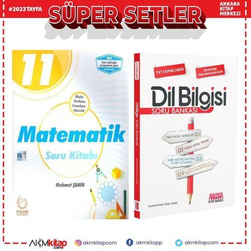 Palme 11.Sınıf Matematik ve AKM Dil Bilgisi Soru Bankası Seti 2 Kitap