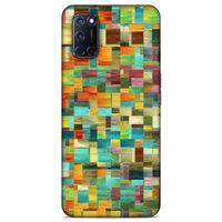Lopard Oppo A92 Uyumlu Kılıf Soyut Sanat (50) Desenli Shockproof Kılıf