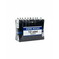 Emre Erkek  Dikişsiz Çorap 100% Pamuk - 12 Adet
