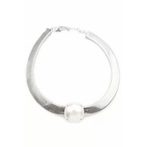 İncili Tasma Kolye - Gümüş