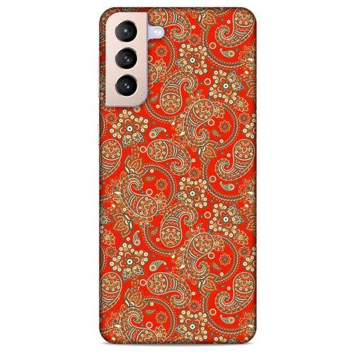 Lopard Samsung Galaxy S21 Plus Uyumlu Kılıf Ethnic Culture (80) Silicone Case