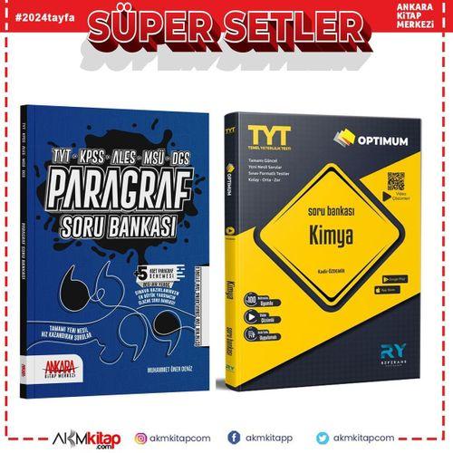 Referans TYT Kimya ve AKM Paragraf Soru Bankası Seti 2 Kitap