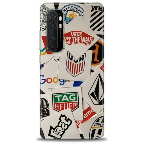 Xiaomi Mi Note 10 Lite Kılıf HD Baskılı Kılıf - Off The Wall + Tam Ekran Koruyucu