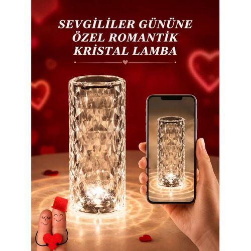 Sevgililer Günü İçin Hediye Kristal Lamba Sevgiliye Hediye Usb Şarjlı Gece Lambası (kopya)