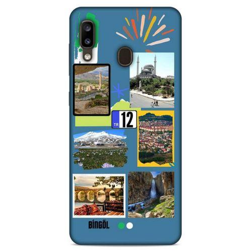 Lopard Samsung Galaxy A20 Uyumlu Kılıf Şehirli ※ (12) Bingöl Koruyucu Silikon