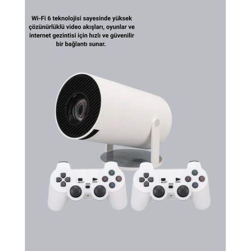 Bluetooth 5.0 Ve Wi-fi 6 Akıllı 4k Projeksiyon