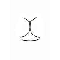 Siyah Kadın Kemer Suni Deri Vücut Aksesuarı - Brf203