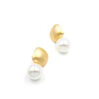 İncili Küpe - Altın