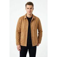 Erkek Siyah Regular Fit Mevsimlik Süet Spor Mont BGL-ST05436