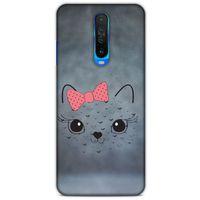 Lopard Xiaomi Redmi K30 Uyumlu Kılıf Kediler (13) Silikon Kap Papyonlu