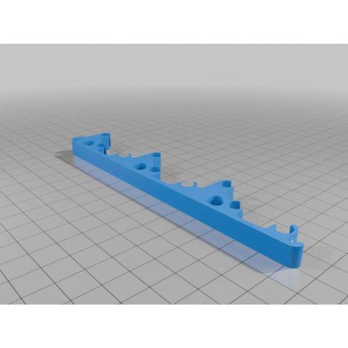 Damlalık Boya Şişesi Rafı İstenilen Uzunluk REMIX 1/4 Dübel 3D Baskı (Bu ürün Sadece Plastik parçadır - Almadan Önce Soru Sorabilirsiniz)