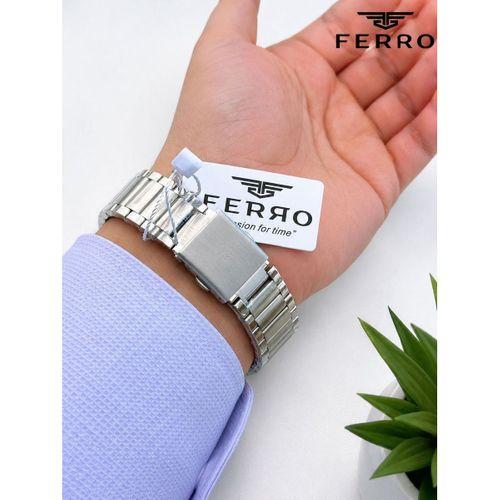 Ferro Çelik Kordon Nişan Ve Damat Saati 2 Yıl Garantili 3 Atm Suya Dayanıklı Erkek Kol Saati 11551X2