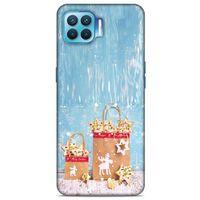 Oppo Reno 4 Lite Kılıf Snowix (10) Full Koruma Kılıfı Kahve