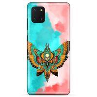 Lopard Huawei Y5P Uyumlu Kılıf Tattoo's (21) Koruyucu Kapak İskelet Kelebek