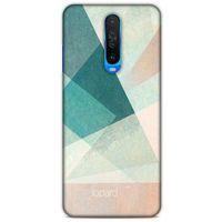 Xiaomi Redmi K30 5G Kılıf Pastel Renkler (24) Darbe Emici Kılıf Yeşil Beyaz