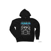 Avengers Thanos Commander Siyah Kapşonlu Sweatshirt Hoodie
