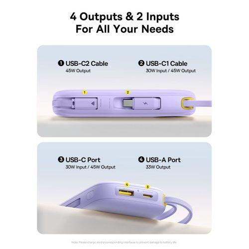 BASEUS ENERFILL FC31 20000 MAH 45W POWERBANK - MOR