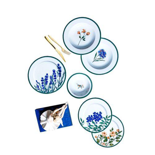 Porland Flower Garden 6 Kişilik Yemek Takımı 24 Parça