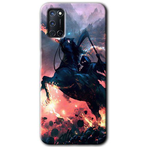 Oppo A92 HD Baskılı Kılıf + 9D Tam Ekran Koruyucu - Bloodhorne