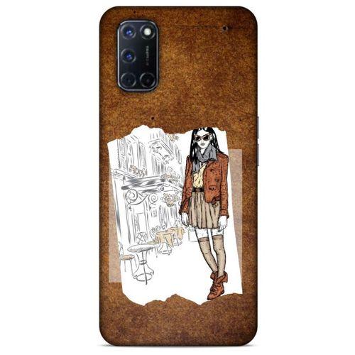 Sokak Modası 92 Oppo A92 Kılıf Desenli Silikon