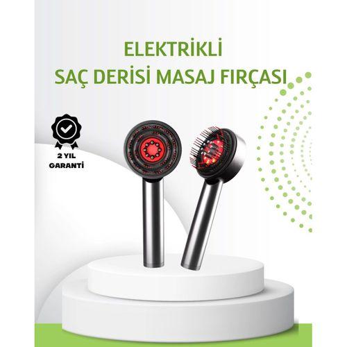 Şarjlı Saç Derisi Masaj Cihazı Kırmızı Işık Ve 3d Tarak Dişli