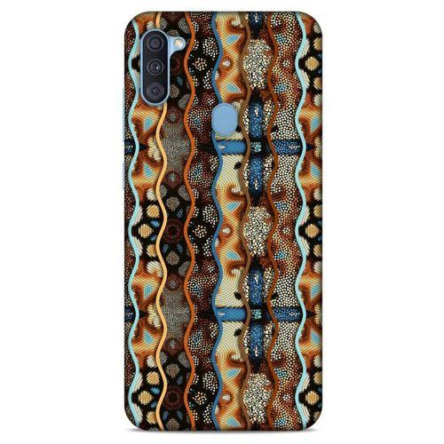 Samsung Galaxy A11 Kılıf Baskılı Özel Seri Taşlı (33) Hybrid Kılıf