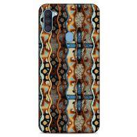 Samsung Galaxy A11 Kılıf Baskılı Özel Seri Taşlı (33) Hybrid Kılıf