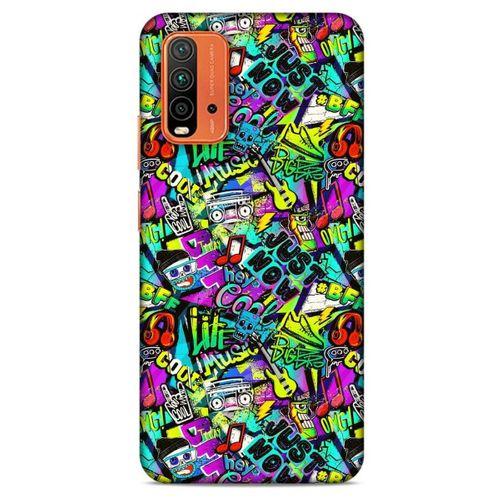 Lopard Xiaomi Redmi 9T Uyumlu Kılıf Graffitix (9) Kılıf