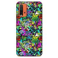 Lopard Xiaomi Redmi 9T Uyumlu Kılıf Graffitix (9) Kılıf