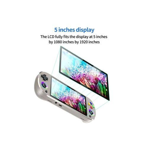 M22 Pro Retro Oyun Konsolu 5.0 ’’ıps Ekran Dahili 20000+ Oyun Emülatörleri Rgb Led Joystick