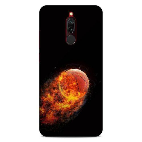 Lopard Xiaomi Redmi 8 Uyumlu Kılıf FireX (32) Soft Silikon Kılıf Basketbol Topu