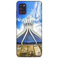 Samsung Galaxy A31 Kılıf Dünya Mimarisi (16) Kalın Kılıf Brasilia Katedrali