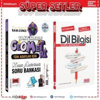 Yargı Tüm Adaylar İçin Taktiklerle Geometri ve AKM Dil Bilgisi Soru Bankası Seti 2 Kitap