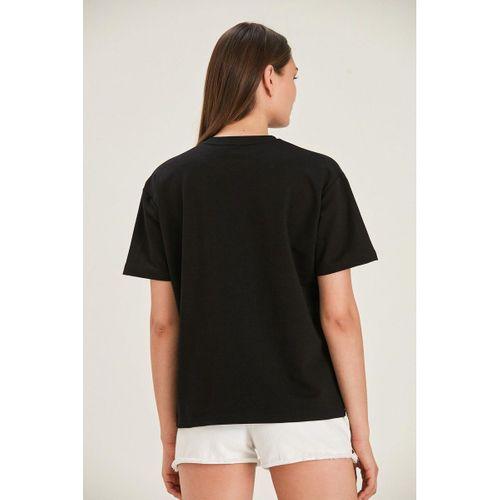 ALEXANDERGARDI OVERSİZE FİT NAKIŞLI T-SHİRT (B22-38500)