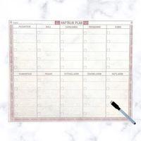 Şeffaf Kendiliğinden Yapışkanlı Kalemli Haftalık Planlayıcı 40cm-50cm