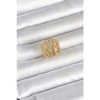 316L Çelik Sarmal Zincir Model Kadın Yüzük