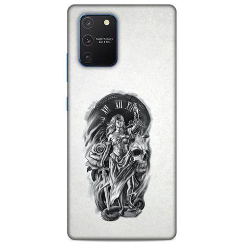Lopard Samsung Galaxy S10 Lite Uyumlu Kılıf Tattoo's (44) Tough Armor Kılıf Terazi