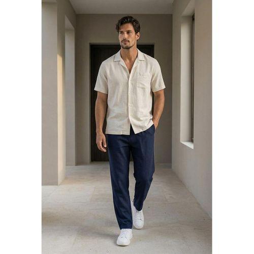 Prawer Baggy Kalıp Odessa Kumaş Jogger Erkek Pantolon - Lacivert