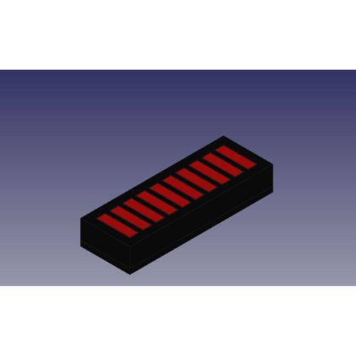 Büyük LED Bar Grafik 10 Segment (Bu ürün Sadece Plastik parçadır - Almadan Önce Soru Sorabilirsiniz)