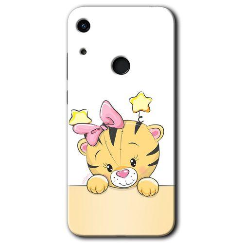 Huawei Y6s Kılıf HD Desen Baskılı Arka Kapak - Sevimli Kedi + Kırılmaz Cam