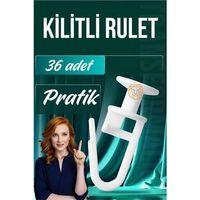 Kilitli Perde Düğmesi Perde Ruleti Perde Düğmesi 36 Adet
