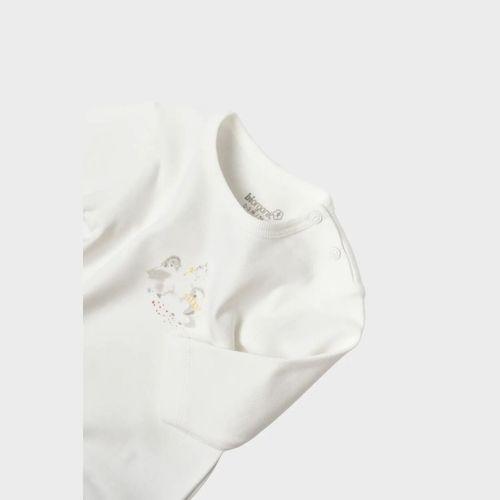 Bibaby Bibaby Biorganic Penguin Club Bebek Body 56003 Ekru Gri