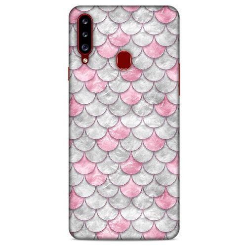 Mermer Desenli (30) Tema Silicone Case Toz Pembe Samsung Galaxy A20s Kılıf