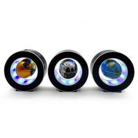 Manyetik Siyah Model Yuvarlak Ledli Dünya Küre