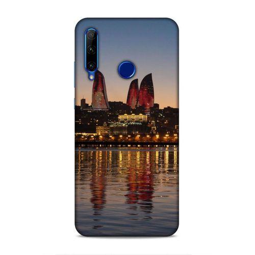 Huawei Y6P Uyumlu Kılıf Azarbaijan (28) Arka Kapak Alov Kuleleri