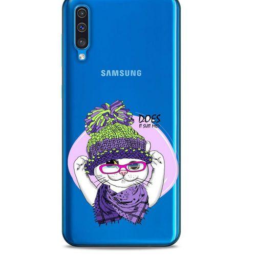 Zoologix (92) Samsung Galaxy A21s Şeffaf Kılıf Silikon Desenli