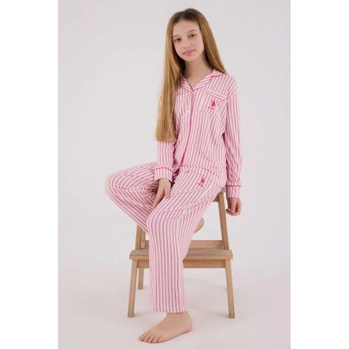 U.s. Polo Assn Gömlek Pijama Us2326-4 Fuşya