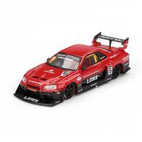 Eğitici Oyuncak Mini GT 1/64 Nissan LB-ER34 Super Silhouette SKYLINE Red/Black